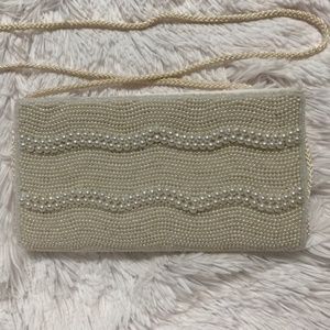 Bechamel Pearl Evening Crossbody/Clutch Purse